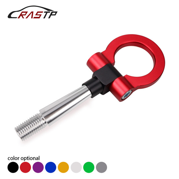 RASTP-1 Pcs Auto Trailer Tow Hook Screw-On Front Aluminum For Mitsubishi Lancer EVO 2008-2011 Car Accessories RS-TH008-4