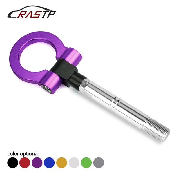 RASTP-Universal Car Towing Hook Decoration Trailer Hook Eye Towing Front For Toyota Avanza/Japan Car Purple RS-TH008-8