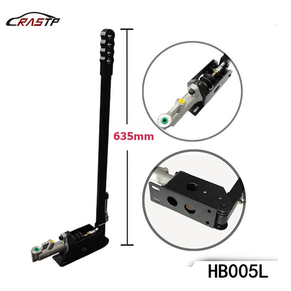 RASTP -Hot Selling Long Model (635mm Length) Vertical Racing Drifting Hydraulic Handbrake Hand E Brake RS-HB005L