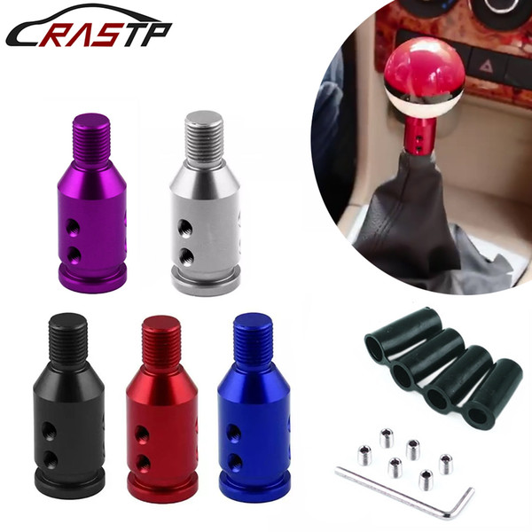 RASTP-Aluminum Car Shift Knob Adapter Universal For Non Threaded Shifters Head Thread Converter For BMW 12x1.25mm/12x1.5mm RS-SFN057