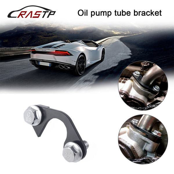 RASTP-LS Oil Pump Pickup Girdle Bracket Tube Pipe Hold Down Brace Support LS Gen III IV LS1 LS2 LS3 LS6 RS-OP001