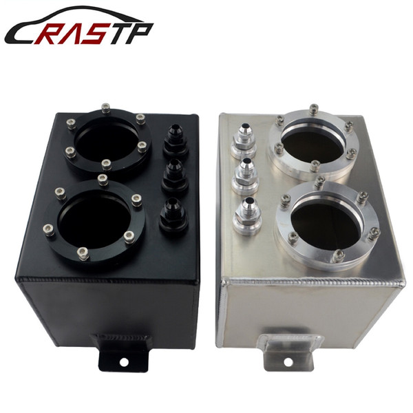 RASTP-High Quality 1 Set 3L Aluminum Dual Bill Fuel Surge Tank Without 044 Fuel Pump RS-OCC025