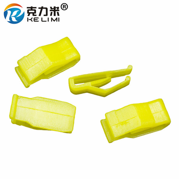 KE LI MI Yellow 100PCS Car Console Instrument Panel Dash Dashboard Trim Plastic Retainer Clip