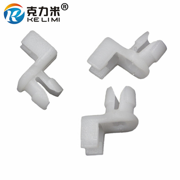 KE LI MI 100 Pcs Short Door Lock Rod Fastener White Nylon Replacement Vehicle Interior Accessories