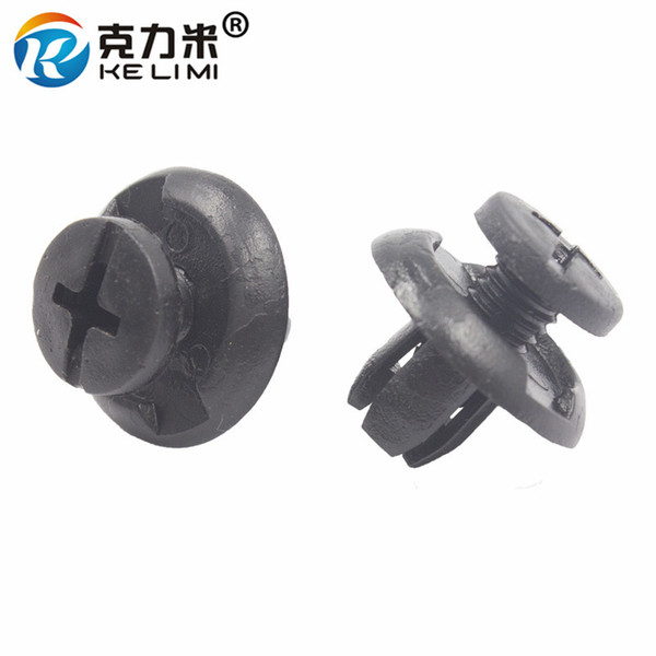 KE LI MI Short screw retainer clamp 8mm bumper fender door engine cover fastener clips notch turnbuckle