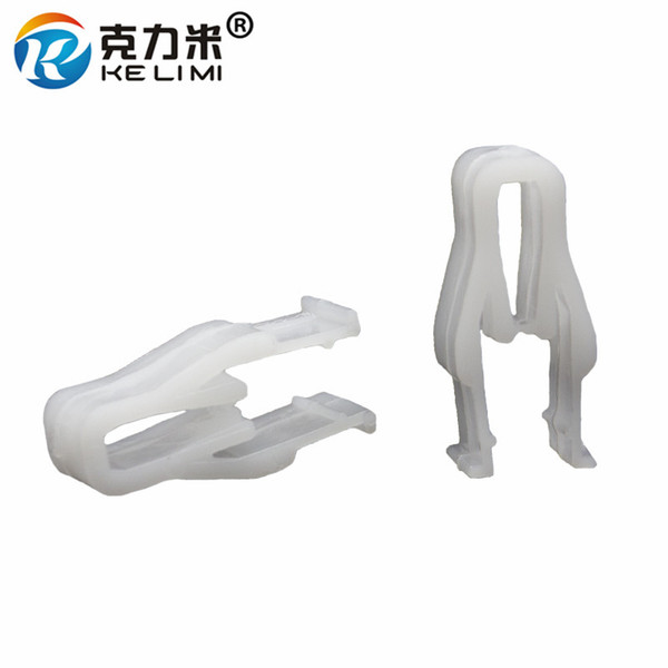 KE LI MI Universal Car White Nylon Instrument Panel Dash Dashboard Trim Retainer Rivet Moulding Clip 9.5mm Hole Car Accessories