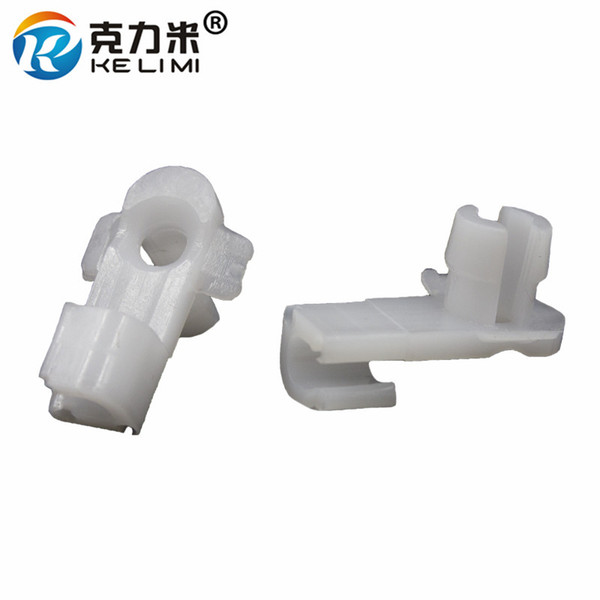 KE LI MI 100Pcs Auto Car Door Lock Rod Clip Fasteners White Nylon Vehicle Interior Accessories