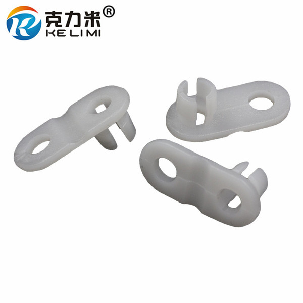 KE LI MI Automobile OEM Replacement Door Lock Rod Clip White Plastic Door handle clamp Car door lock fastener