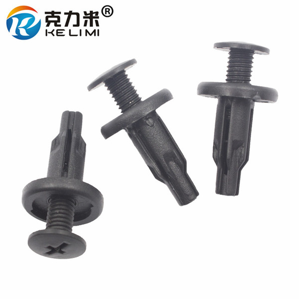 KE LI MI 100 Pcs 8.2mm Careful Bumper Retainers Push Type Rivet Fastener For Toyota