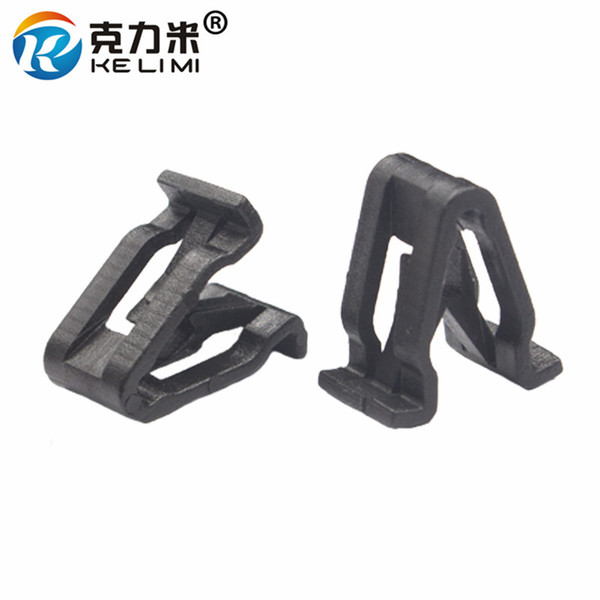 KE LI MI 50pcs black Auto parts DVD CD Instrument Panel Dashboard Retainer Clip 11mm U-Type