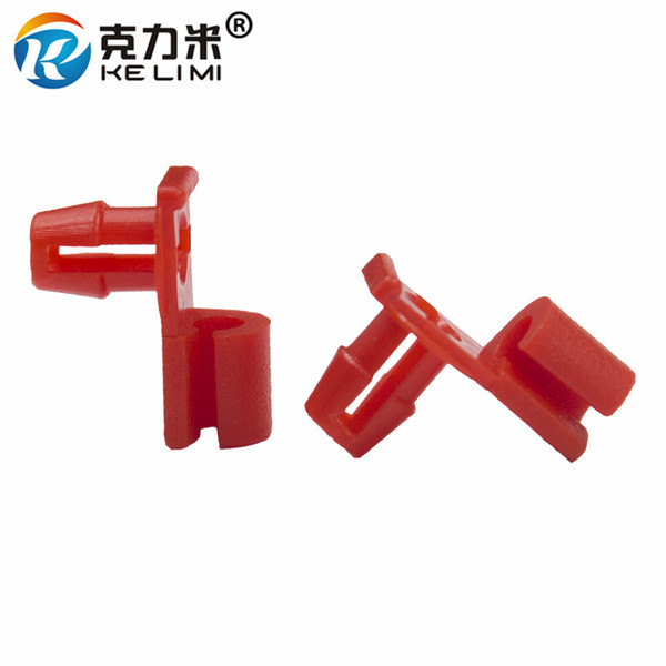 KE LI MI Special Door Lock Buckle Red Interior Accessories Car Door Rod Lock Car Vehicle Interior Parts