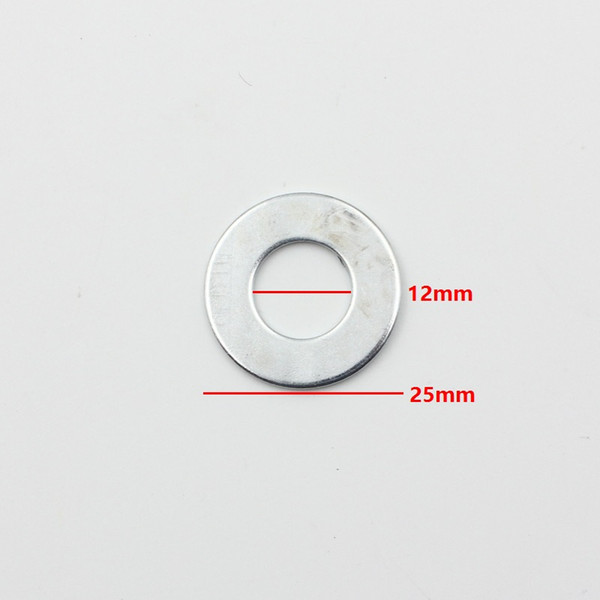 2347-56-25 Automotive Metal NutAutomotive circular shape Nut Gasket O-Type Screw Washers Inner diameter 12mm (100pcs)