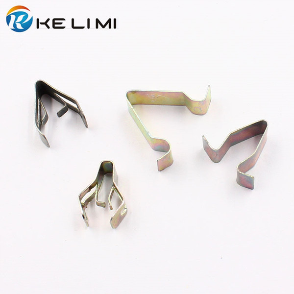 KELIMI Metal Clips Retainer Instrument panel Auto Fasteners Universal Car Radios Dashboard DVD Metal U cord lock retaining clip