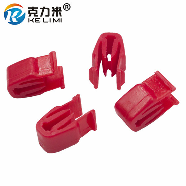 KE LI MI 100Pcs U-word clip nylon retainer fastener for car Instrument panel trim radios buckle Dashboard