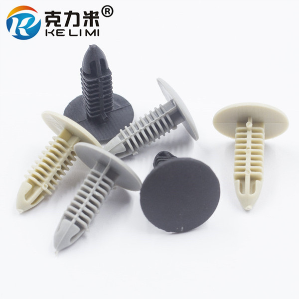 KE LI MI Auto Car Trunk Cover Shield Plastic Rivet Retainer Push in 6x6.7mm Hole Retaining Clip Fastener Trim Panel