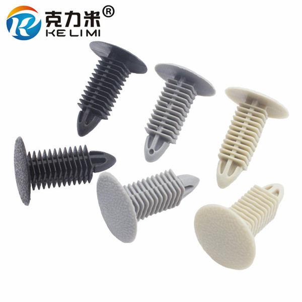 KE LI MI Car Trunk Trim Panel Fastener Clip Push in Shield Retainer 8mm Plastic Rivet a auto parts