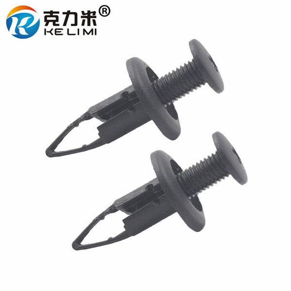 KE LI MI 9mm Bumper Cover Auto Plastic Fastener Clips for VW Passat B5 Toyota Avalon Corolla Camry Push Type Retainers