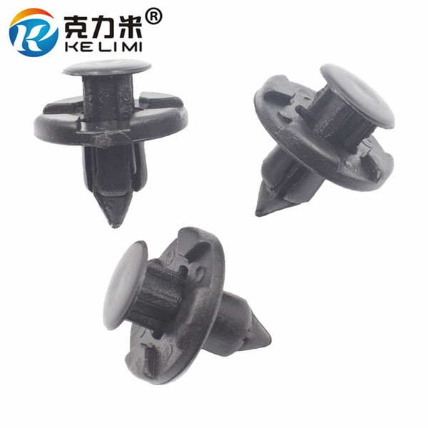 KE LI MI Bumper Push-Type Retainer Rivet Car Fastener for Nissan Infiniti 01553-09321 8mm hole Plastic Retaining Clip