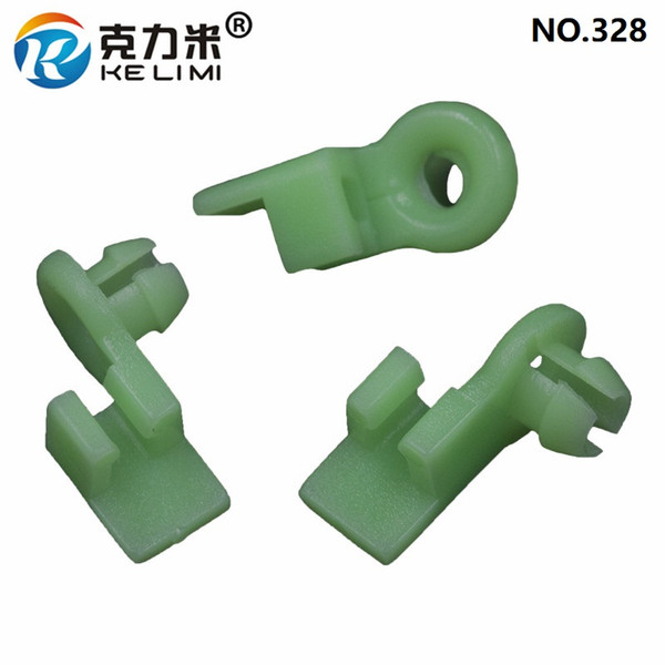 KE LI MI Door Lock Rod Durable Materials Nylon Green Retainers Moulding Clips Car Interior Auto Parts