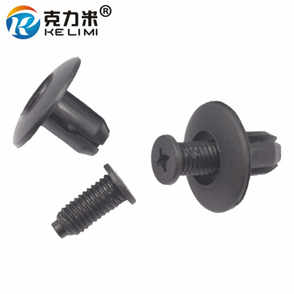 KE LI MI Car Bumper Fender Retainers Clips Nylon Fits 8mm For Mazda Nissan Toyota Universal Push Type Fastener Rivet