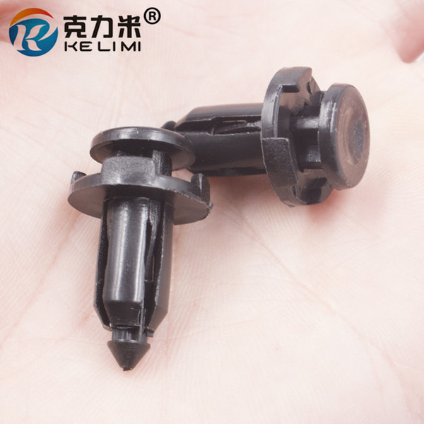 KE LI MI 100PS For Honda Toyota Auto Bumper Fender Fastener Clip 9mm Retainer Clamp Push