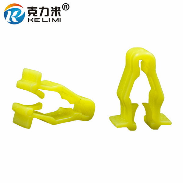 KE LI MI Yellow Wheel Arch Snap Fit Clip Trim Fixed Clip 90601-SMG-003 Auto Fastener Clips For Honda Civic CRV HRV