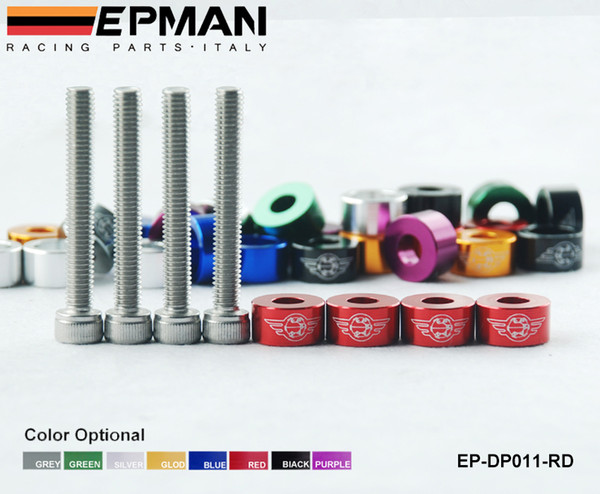 EPMAN -- racing 6 mm Metric Cup Washer Kit (Cam Cap / B-Series) Red, Golden, Black, Silver, Blue,Purple,Green,Gray EP-DP011