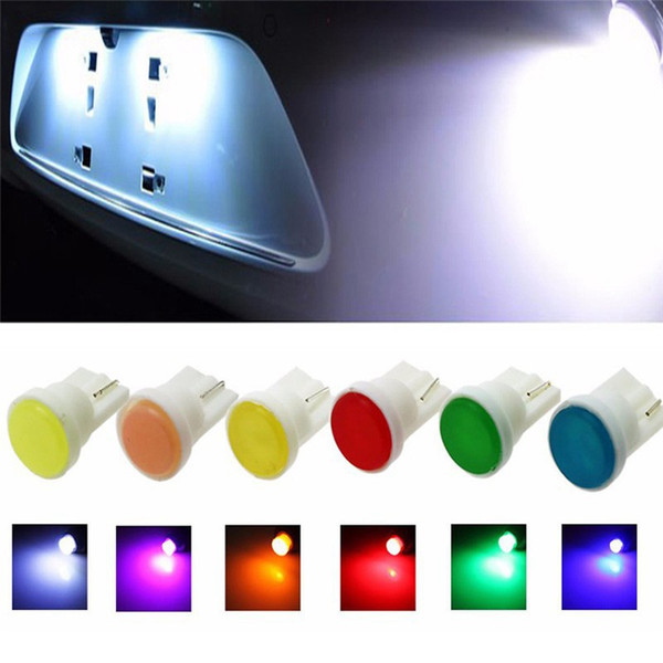 Ceramic Car Instrument Side Lamp Car Styling Car Interior LED T10 COB W5W 168 Wedge Light HHA122