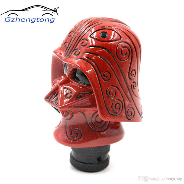 Gzhengtong Universal Fit Stick Lever Knob Manual Automatic Red Warrior Car Gear Shift Knob Shifter Lever