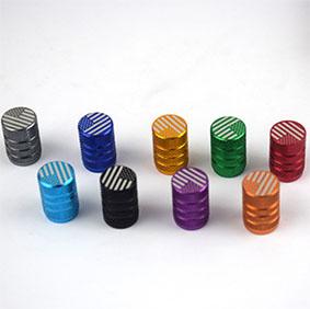 Car Tire Valve Stem Cover-Car Wheel Tire Cover Spring Valve Pressure Cap Dust Cap GM (Multiple Colors)