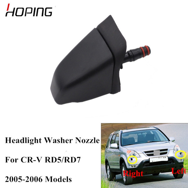 Hoping 2PCS Headlight Washer Nozzle For HONDA CR-V CRV 2005 2006 RD5 RD7 Headlight Headlamp Cleaning Water Spray Jet