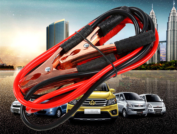 Cars connected fire wire pure copper clip battery connect wire bold 500A fire line car emergency cable