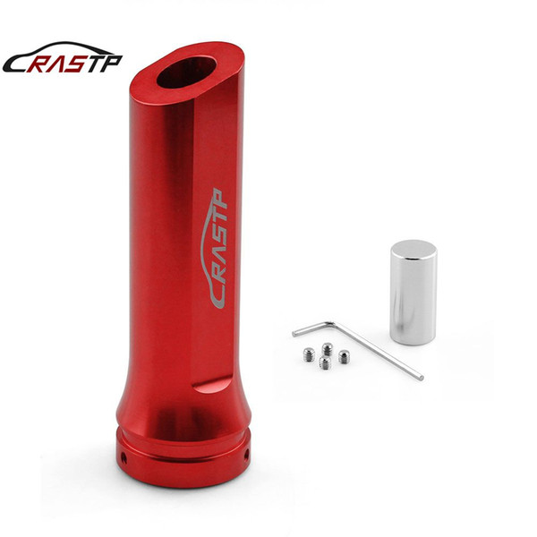 RASTP Colorful Universal Auto Car Aluminum Hand Brake Sleeve Handbrake Handle Hand Protector Cover Red RS-HB016