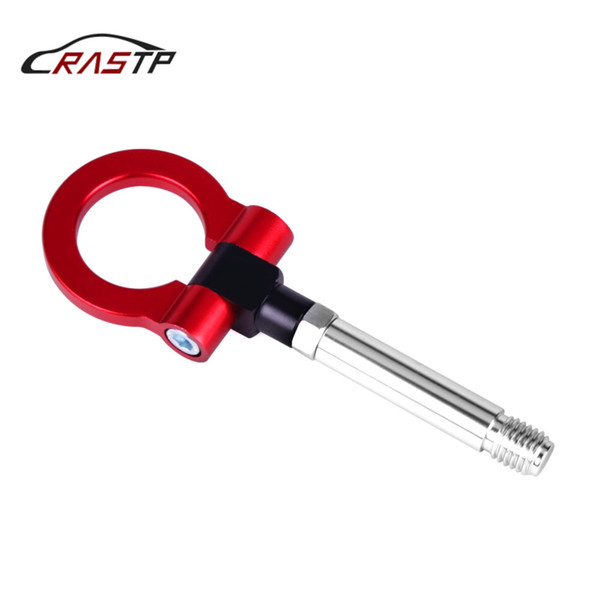 RASTP-Universal Racing Car Style Aluminum Tow Hook Front Fit For Volkswagen Eight Colors Car Accessories Red RS-TH008-7