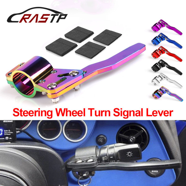 RASTP - Adjustable Car Steering Wheel Turn Rod Extension Turn Signal Lever Position Up Kit for Toyota Car Accessories RS-STW013