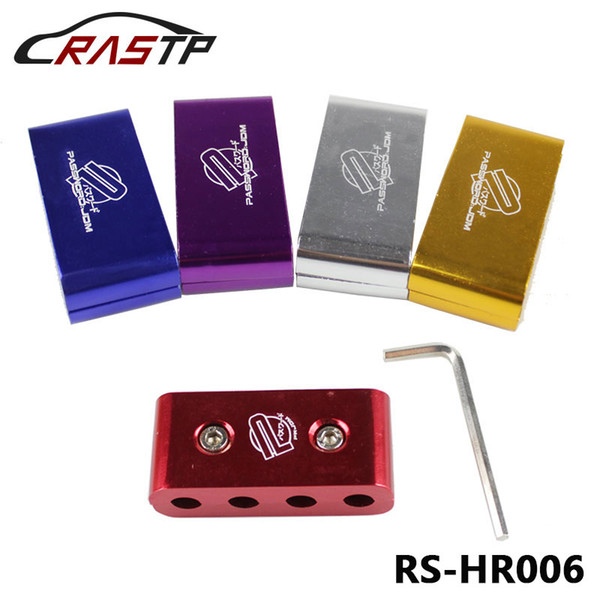 RASTP-Free Shipping Password JDM Style SPARK PLUG WIRES BILLET WIRE SEPARATORS DIVIDERS Gold Silver Blue Red Purple RS-HR006