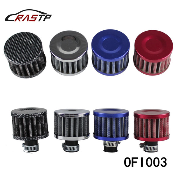 RASTP-Universal Car Air Intake Small Mushroom Head Air Filter/Modified Mini Air Filter Interface Turbo Vent Crankcase Breather RS-OFI003