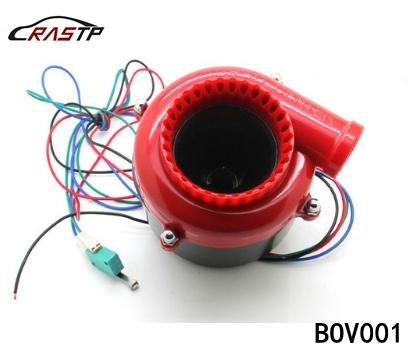 RASTP -Universal Auto Parts Car Fake Dump Valve Electronic Turbo Blow Off Valve Sound Blow Off Analog Sound Bov RS-BOV001