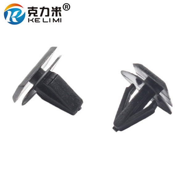 100 Pcs Auto Car Vehicle Door Guard Panel Retainer Buckle Nylon Black Fixeding Door Trim Snaps Fastener