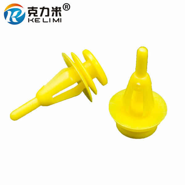 100 Pcs For Toyota Door Panel Retaining Clip Yellow Nylon Trim Snaps Fastener Rivet Car Accessories