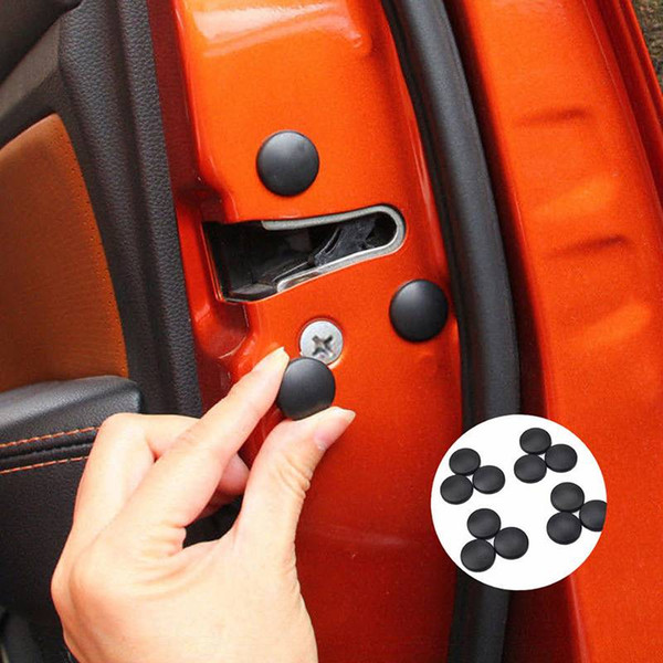 1free shipping 2pcs Universal Car Auto Interior Door Lock Screw Protector Cover Cap Trim