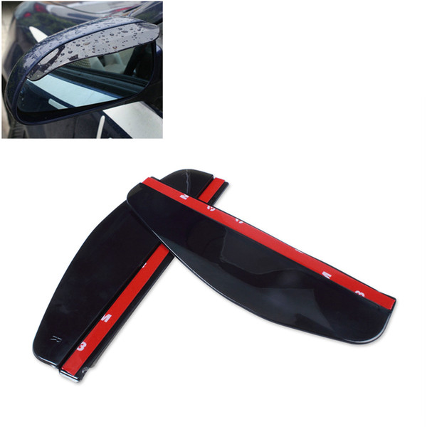 10Pair=20Pcs/Lot Universal Car Back Mirror Eyebrow Rain Cover, Weatherstrip Rearview Mirror Rain Shade Car Styling, PVC Rainproof Blades