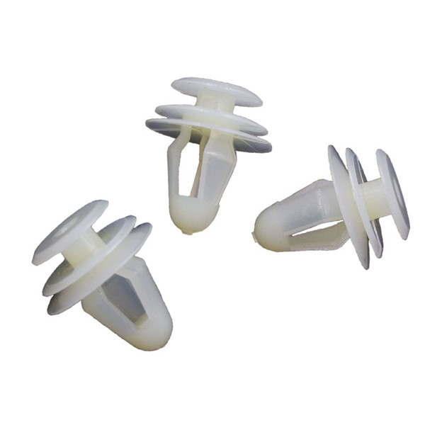 NO.1N Nylon Car Interior Accessories Door Panel Garnish Retaining Clips Fixed 9.5mm Fastener Clips Natural