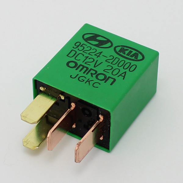 12V 20A Car violet relay for KIA OMRON 4 legs Green color