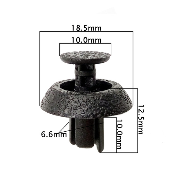 50PCS Car Fastener 90467-07211 Bumper Radiator Cover and Grille Push-Type Retainer Plastic Fixed Clips for Toyota Lexus