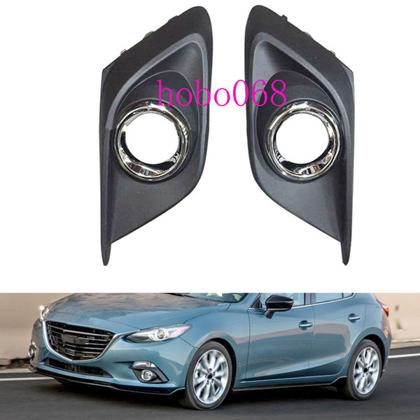 2X A lot For 2014-16 Mazda 3 Axela Car Front Bumper Fog/Driving Lights Housing COVER