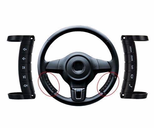 Universal Wireless Steering Wheel Button Remote Control Replacement For Stereo DVD GPS Auto Car Parts