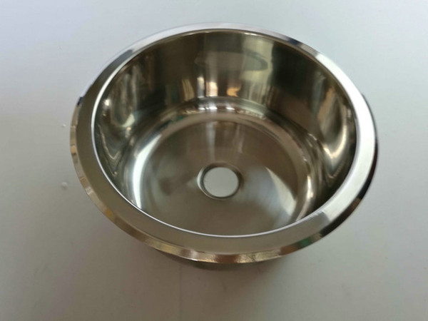 RV Caravan Camper Boat SS Round Hand Wash Basin Kitchen Sink 265*120mm GR-577B