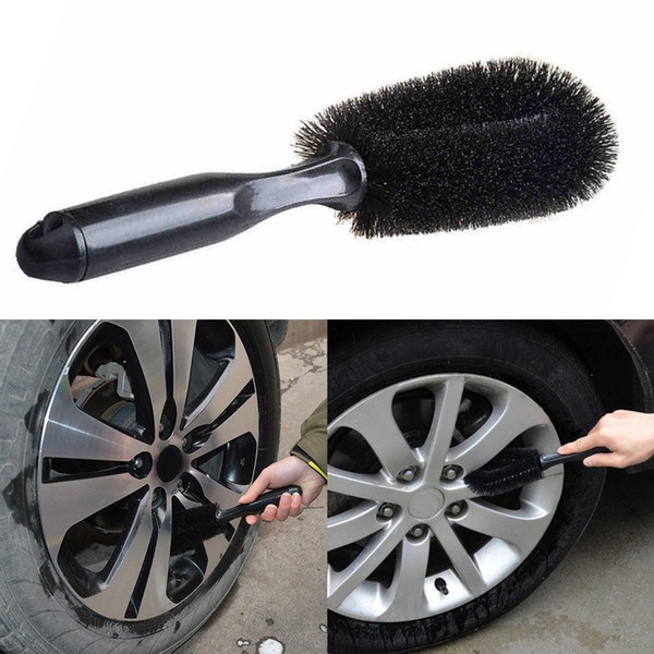 2018 Car Wheel Tire Rim Scrub Brush Washing Cleaner Vehicle Cleaning Tool Car Wheel Brush Wheel Cleaning Brush DHL Free Shipping
