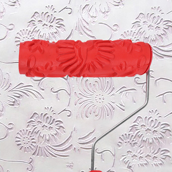 Multifunctional Rubber Household Room Painting Tool Embossing Roller Paint Brush Wall Decoration